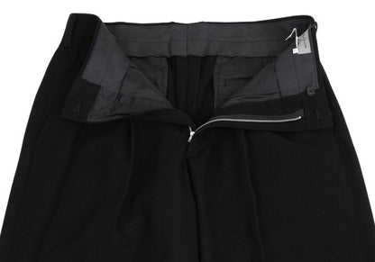 Yohji Yamamoto POUR HOMME Wool Nylon Pants Black Size L