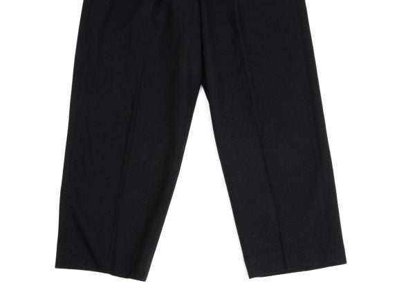 Yohji Yamamoto POUR HOMME Wool Nylon Pants Black Size L