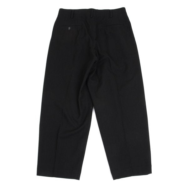 Yohji Yamamoto POUR HOMME Wool Nylon Pants Black Size L