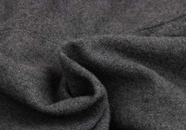 Yohji Yamamoto PH Felt Wool Tuck Tapered Pants Gray Size S