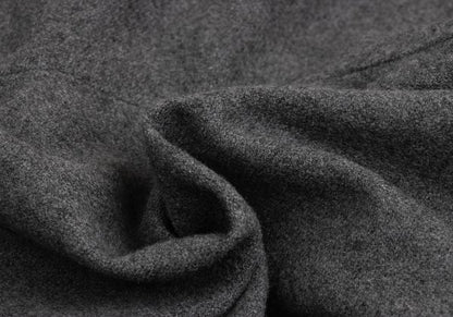 Yohji Yamamoto PH Felt Wool Tuck Tapered Pants Gray Size S