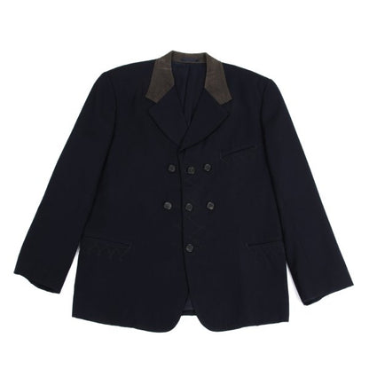 Y's for men Corduroy Panel Jacket Blue Size S