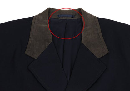 Y's for men Corduroy Panel Jacket Blue Size S