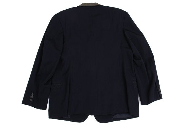 Y's for men Corduroy Panel Jacket Blue Size S