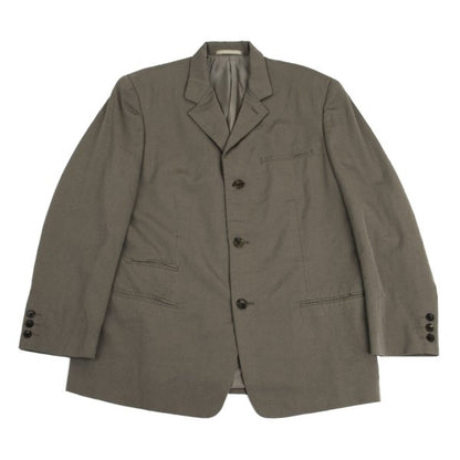 Y's for men Welt Pocket Wool Gabardine Jacket Mocha Size 2