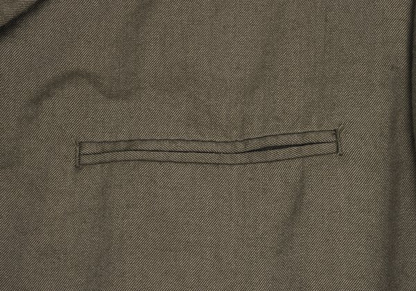 Y's for men Welt Pocket Wool Gabardine Jacket Mocha Size 2