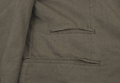 Y's for men Welt Pocket Wool Gabardine Jacket Mocha Size 2