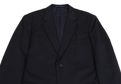 Y's for men 95AW Wool Gabardine Tailored Blazer Navy Size M