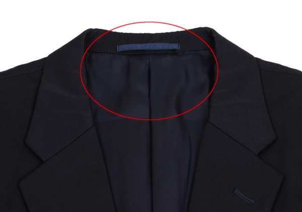 Y's for men 95AW Wool Gabardine Tailored Blazer Navy Size M