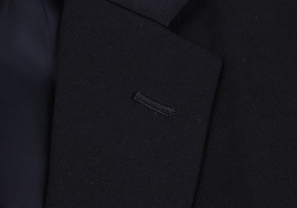 Y's for men 95AW Wool Gabardine Tailored Blazer Navy Size M