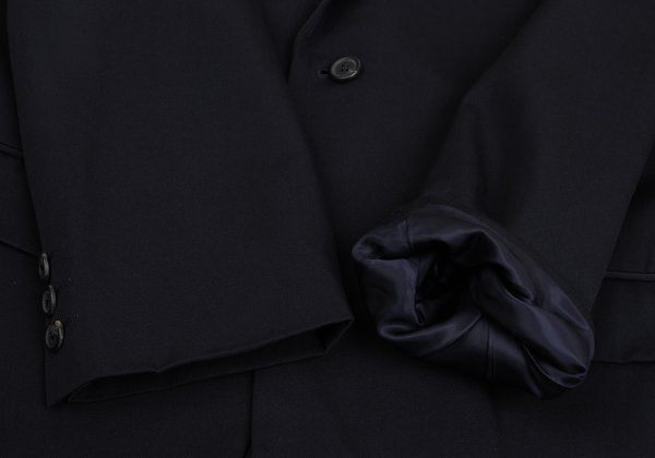 Y's for men 95AW Wool Gabardine Tailored Blazer Navy Size M