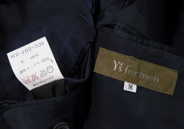 Y's for men 95AW Wool Gabardine Tailored Blazer Navy Size M