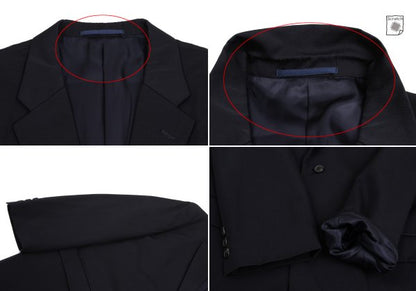 Y's for men 95AW Wool Gabardine Jacket Navy Size M