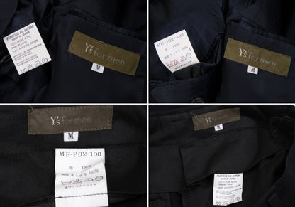 Y's for men 95AW Wool Gabardine Jacket Navy Size M
