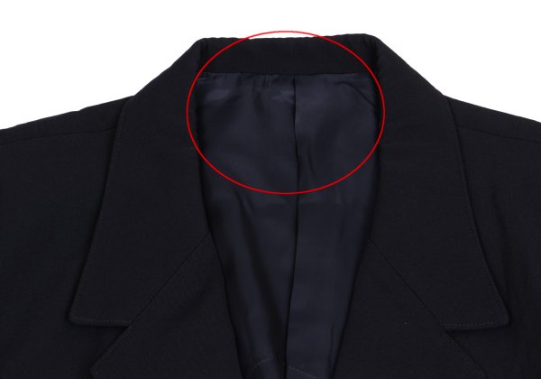 Y's for men Zip Design Wool Gabardine Jacket Navy Size S
