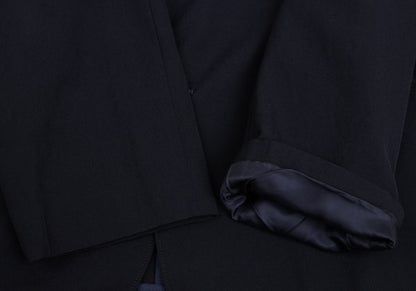 Y's for men Zip Design Wool Gabardine Jacket Navy Size S
