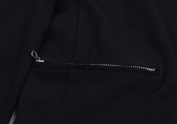 Y's for men Zip Design Wool Gabardine Jacket Navy Size S