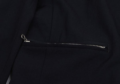 Y's for men Zip Design Wool Gabardine Jacket Navy Size S