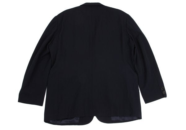 Y's for men Zip Design Wool Gabardine Jacket Navy Size S