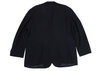 Y's for men Zip Design Wool Gabardine Jacket Navy Size S