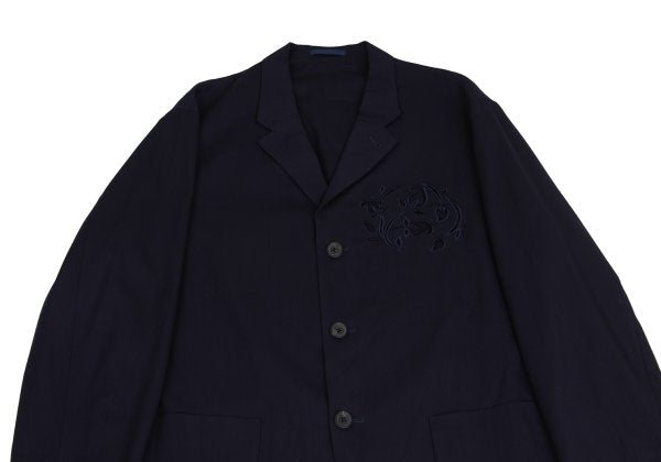 Y's for men 93SS Summer Wool Flower Jacket Blue Size M