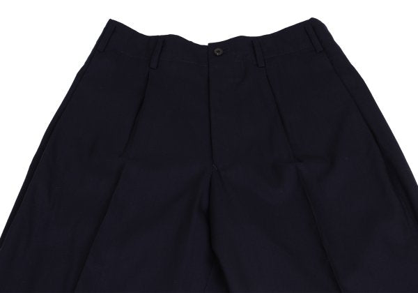 Y's for men 93SS Summer Wool Tuck Tapered Pants Navy Size S
