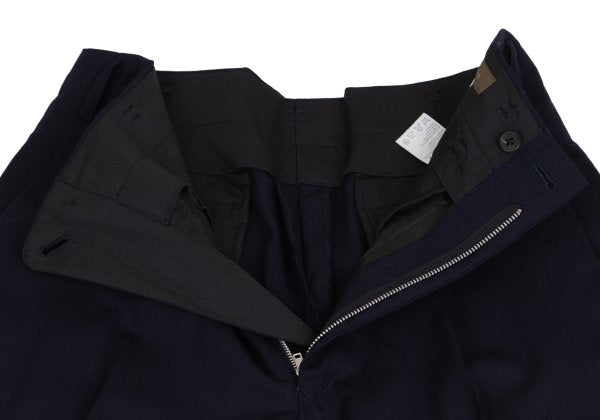 Y's for men 93SS Summer Wool Tuck Tapered Pants Navy Size S