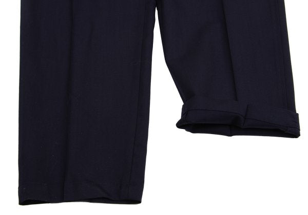 Y's for men 93SS Summer Wool Tuck Tapered Pants Navy Size S