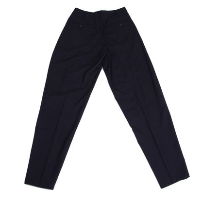 Y's for men 93SS Summer Wool Tuck Tapered Pants Navy Size S