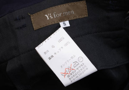 Y's for men 93SS Summer Wool Tuck Tapered Pants Navy Size S