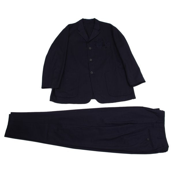 Y's for men 93SS Summer Wool Flower Cutout Setup Navy Size M