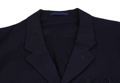 Y's for men 93SS Summer Wool Flower Cutout Setup Navy Size M