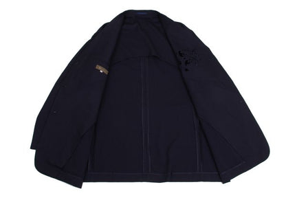 Y's for men 93SS Summer Wool Flower Cutout Setup Navy Size M