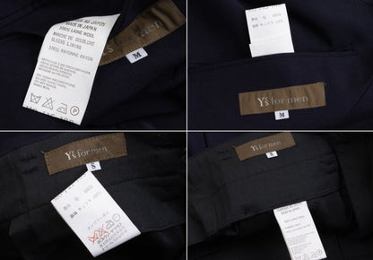 Y's for men 93SS Summer Wool Flower Cutout Setup Navy Size M
