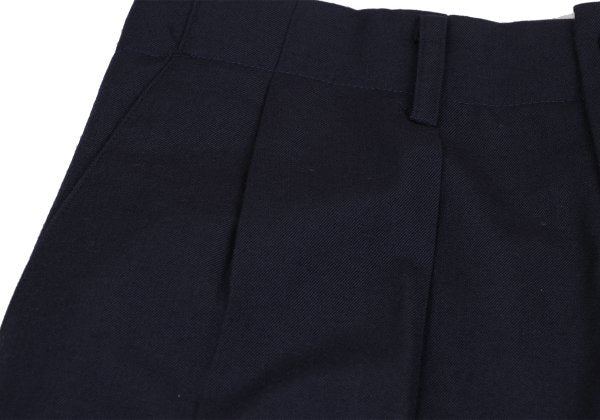 Y's for men Navy Wool Gabardine Tuck Tapered Pants Size 2