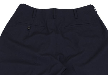Y's for men Navy Wool Gabardine Tuck Tapered Pants Size 2
