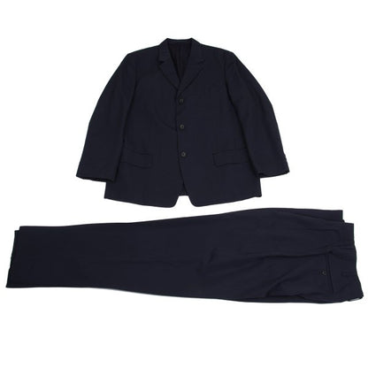 Y's for men Navy Wool Gabardine Tuck Tapered Pants Size 2
