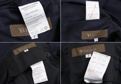 Y's for men Wool Gabardine Pants Navy Size 3 2