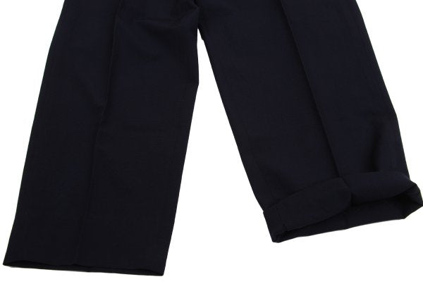 Y's for men Wool Gabardine Tuck Tapered Pants Navy Size M