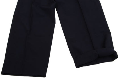 Y's for men Wool Gabardine Tuck Tapered Pants Navy Size M