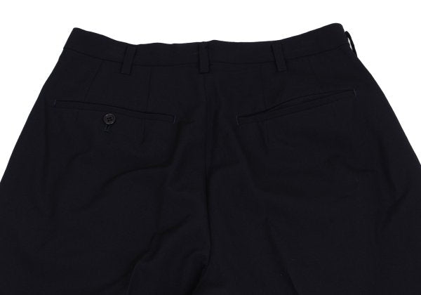Y's for men Wool Gabardine Tuck Tapered Pants Navy Size M