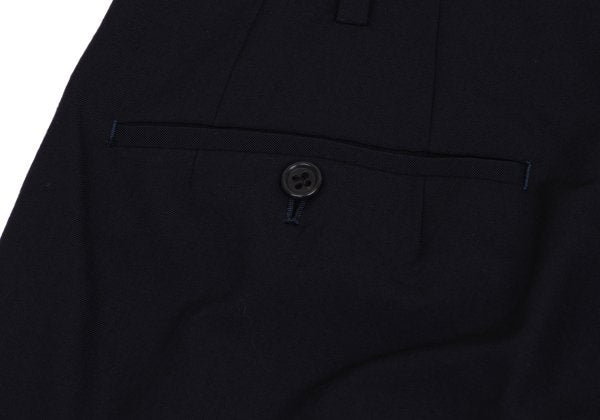Y's for men Wool Gabardine Tuck Tapered Pants Navy Size M