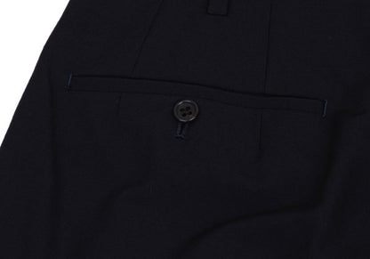 Y's for men Wool Gabardine Tuck Tapered Pants Navy Size M