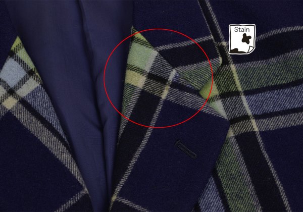 COMME des GARCONS HOMME PLUS Wool Flannel Jacket Navy Size S