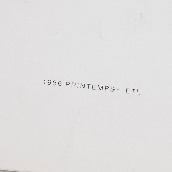 Yohji Yamamoto POUR HOMME Printemps Ete 1986 Visual Magazine