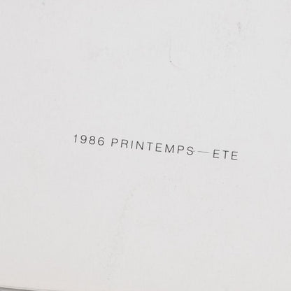Yohji Yamamoto POUR HOMME Printemps Ete 1986 Visual Magazine