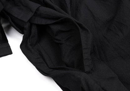 ISSEY MIYAKE 19SS High Neck Short Sleeve Dress Black Size 2