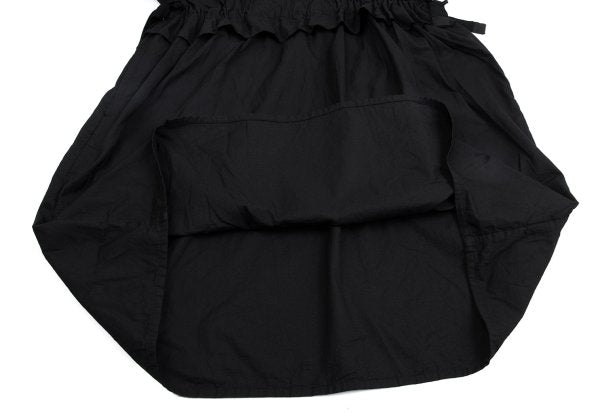 ISSEY MIYAKE 19SS High Neck Short Sleeve Dress Black Size 2
