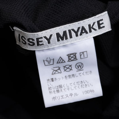 ISSEY MIYAKE 19SS High Neck Short Sleeve Dress Black Size 2