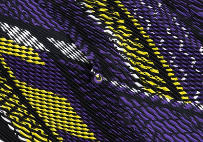 ISSEY MIYAKE Pleated Scarf Purple